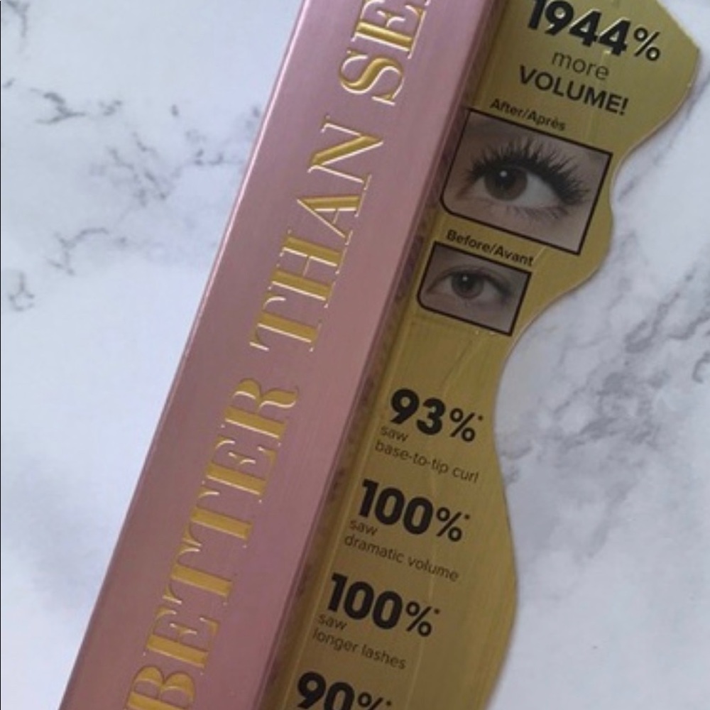 2 New too faced better than sex black masc…